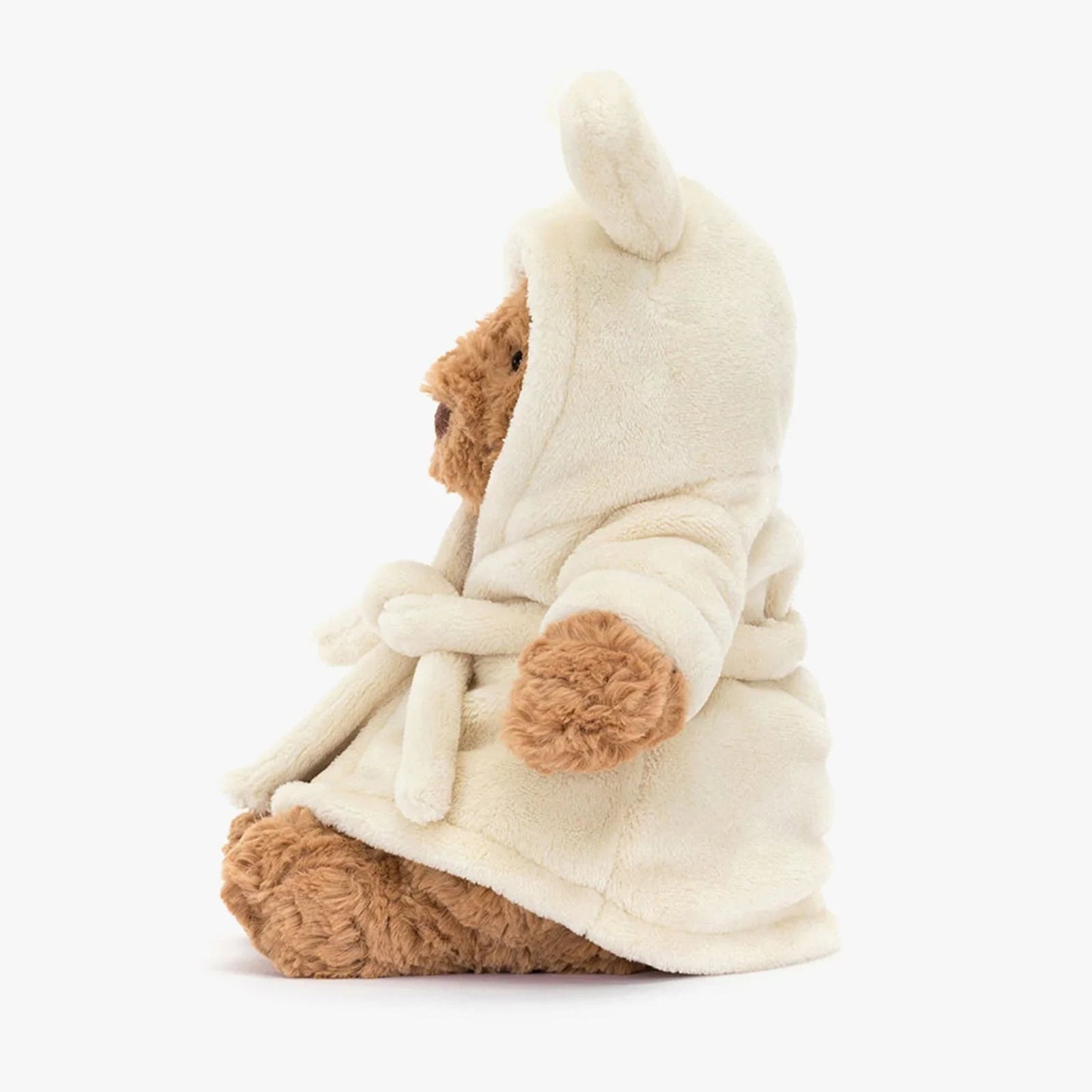 Soft Teddy Bear Plush with Bathrobe – Cozy Cuddly Toy Gift